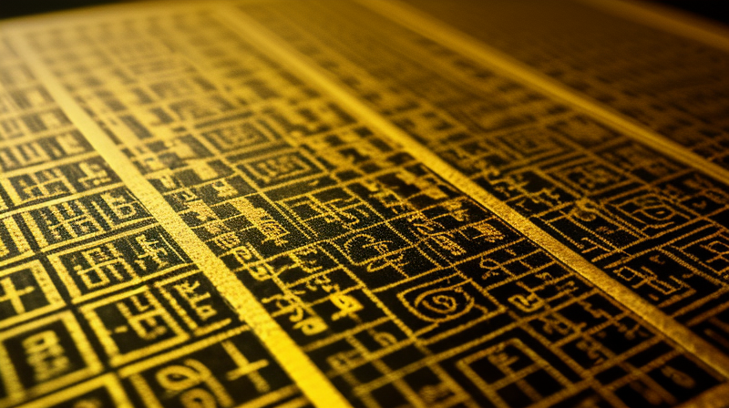 Cryptographic grid pattern analysis